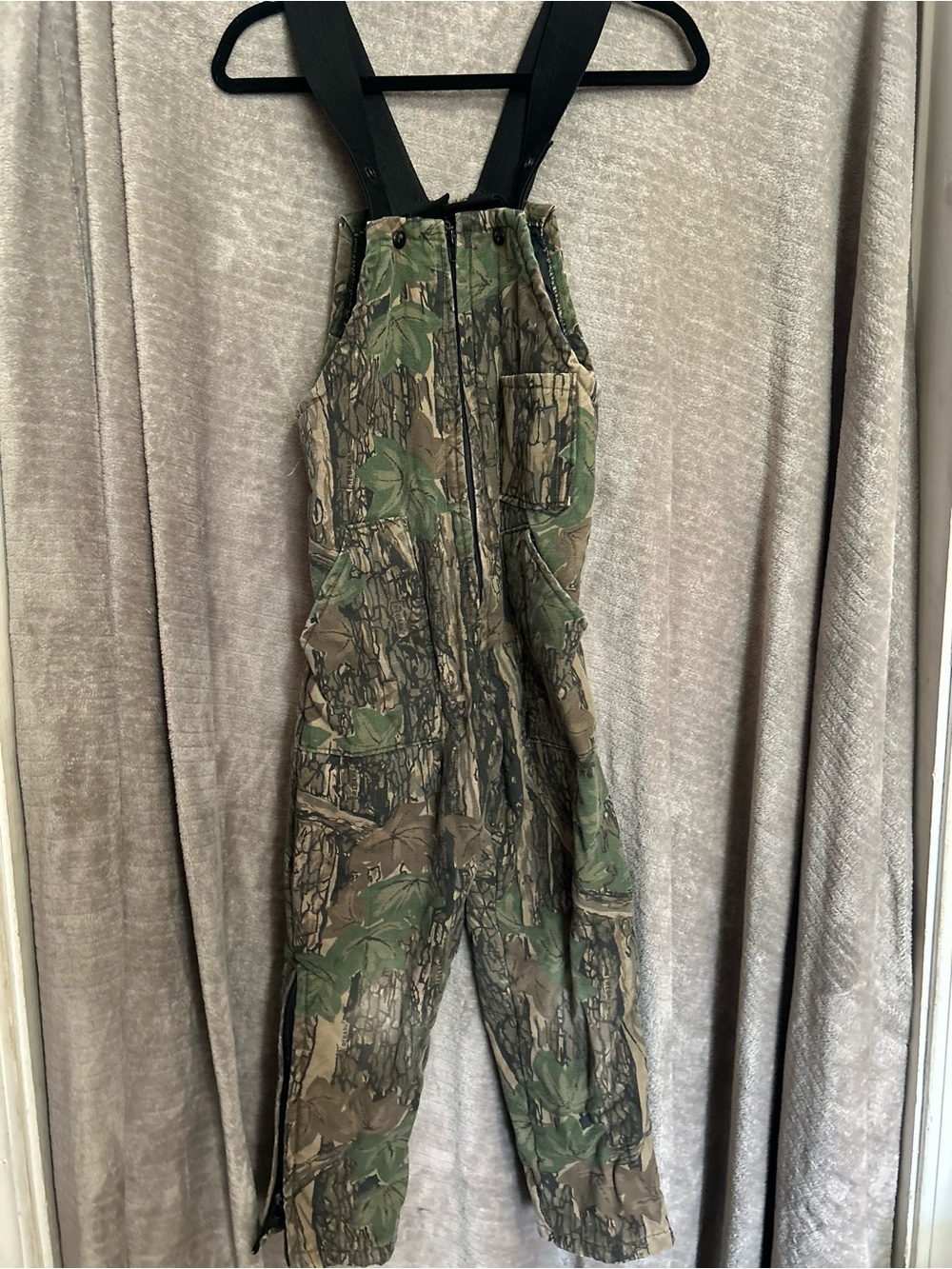 Women's Camouflage Bib Jumpsuit - Green Camo